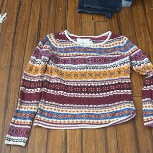 Colorful Patterned Women's Sweater